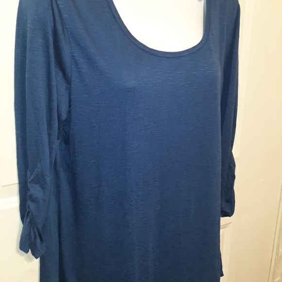 NWT*STYLE & CO*Plus Size Chiffon Hem 3/4 Top - Picture 9 of 12